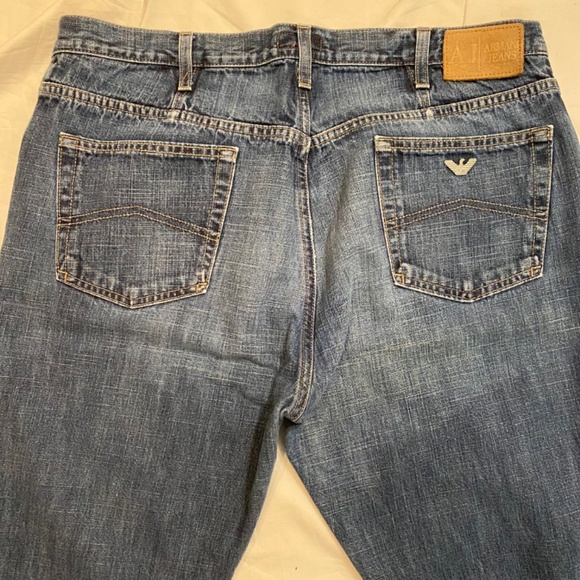 ARMANI JEANS Mens Blue Jeans Sz 36 - Picture 4 of 10